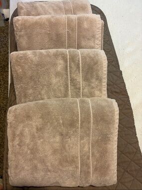 Four (4) Brooklinen Oak Towels